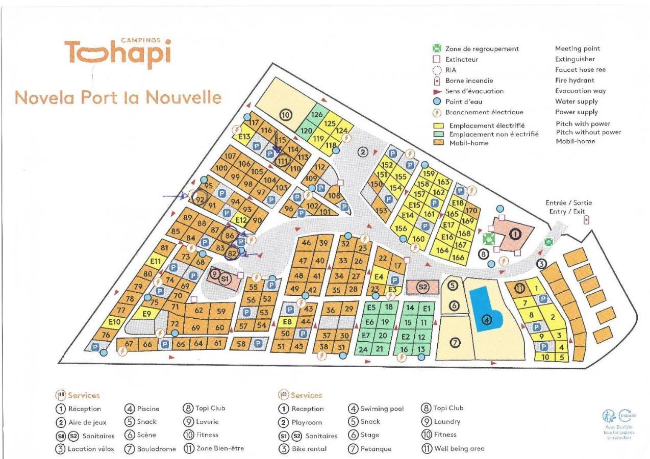 Mobil Home 6 Personnes Port La Nouvelle Ngoại thất bức ảnh
